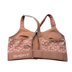 SHEFIT Flex Sports Bra Sz 2 LUXE in Sienna Glow Front Zipper - Victory